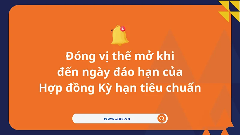 Thông báo đóng vị thế mở khi đến ngày đáo hạn